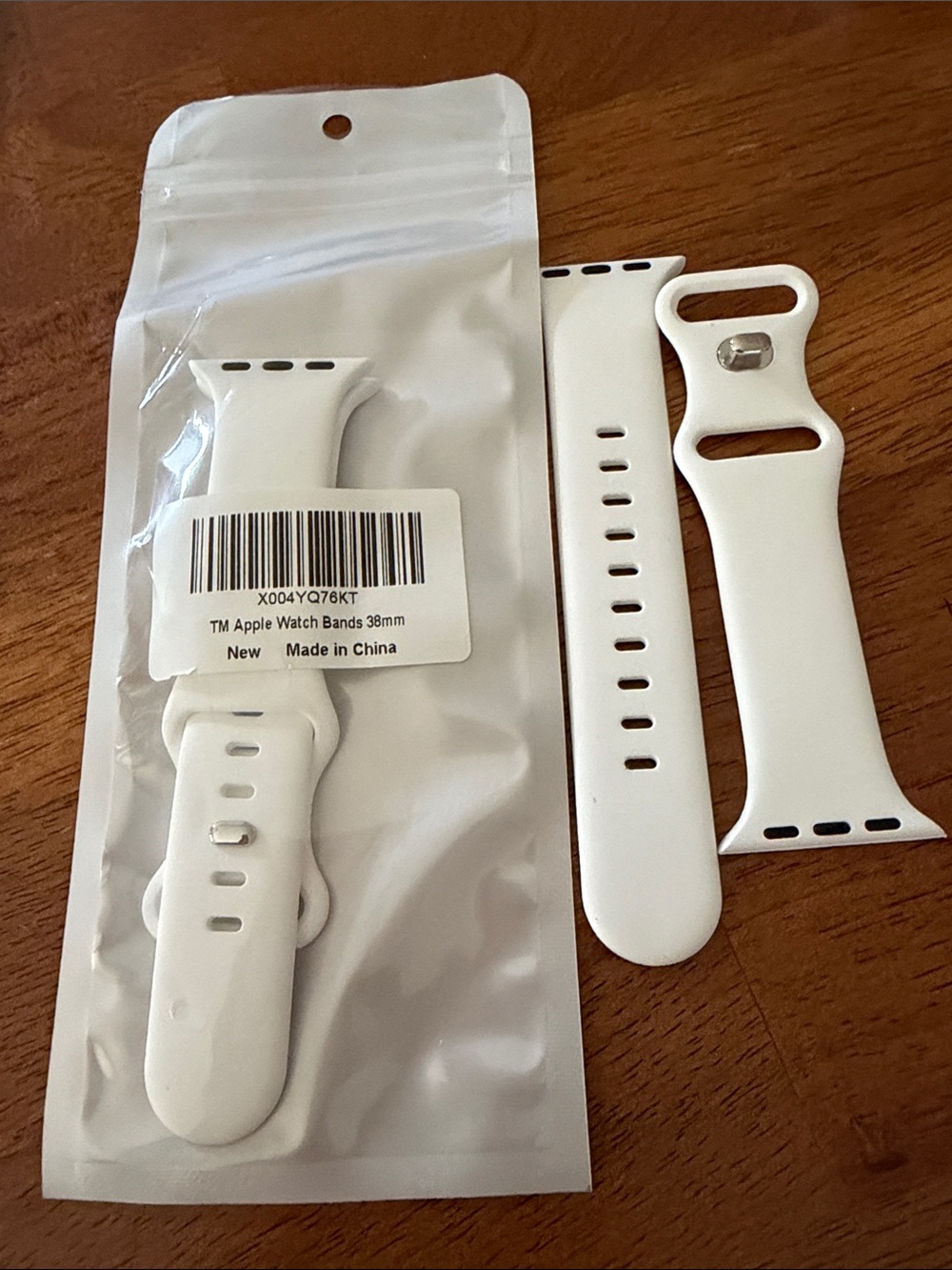Apple White Silicone Sport Band Replacement - 38mm/ 40mm/ 41mm